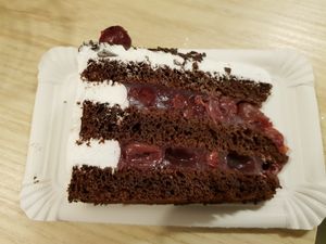 Schwarzwälder Kirschtorte at Cafe Hibiskus in Cologne