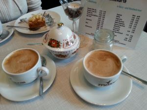 Coffe time  at Cafe Hibiskus in Cologne