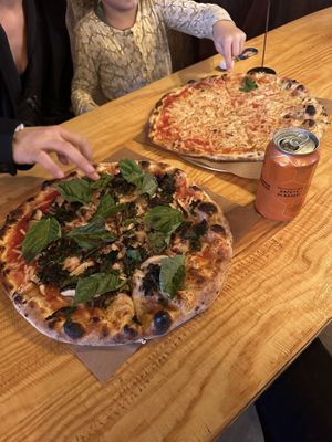 Delicious vegan pizzas  at Timber Pizza Co in Annapolis