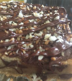 Vegan chocolate coconut bar....ONO at Evolution Bakery and Cafe in Kailua Kona