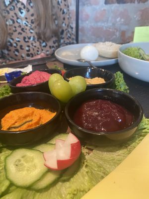 Vegan Breakfast plate  at Café Hilde Dessau in Dessau-rosslau