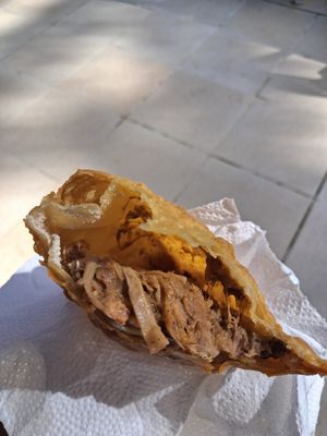 Pastel de Carne de Jaca at Acaraje da Cida e Lanchonete in Prado