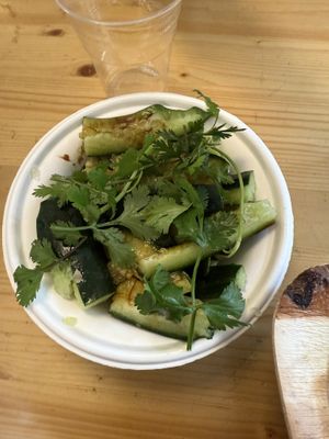 Insalata fredda di cetrioli   at Oh Crispa! - 生煎包 in Turin