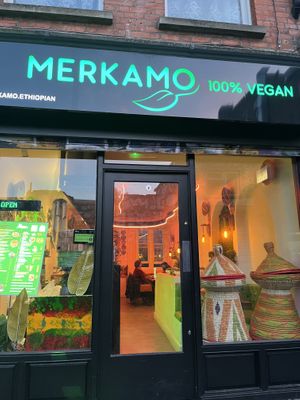 Outside   at Merkamo Vegan in East London