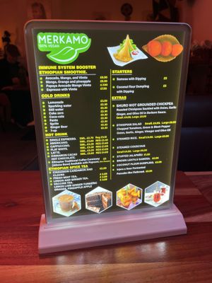   at Merkamo Vegan in East London