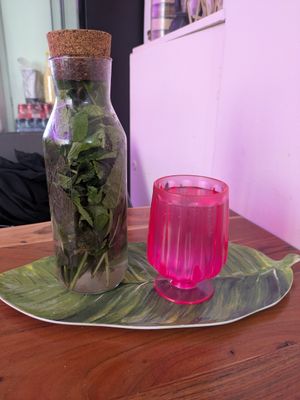 Tap water at Merkamo Vegan in East London