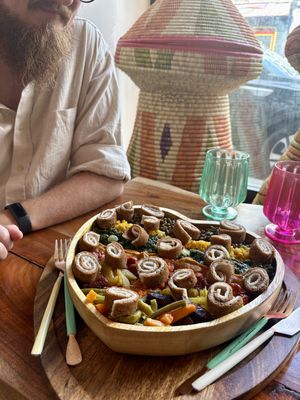   at Merkamo Vegan in East London