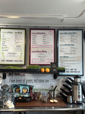 Menu  at J.Bar in Chatham