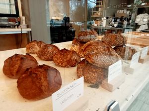Freshly baked bread at Urban Bakers in Amstelveen