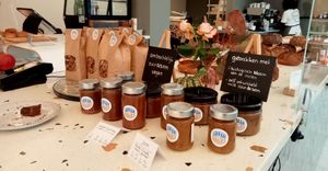 Good selection of homemade products to take away at Urban Bakers in Amstelveen