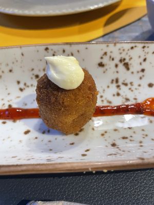 Croquetas de boletus  at Restaurante Atalaya in Torla-ordesa
