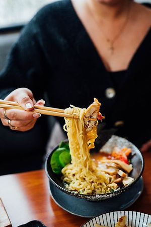 ramen sapporo at Hum Vegan in Montreal