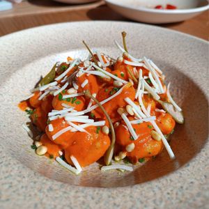 Sun-kissed gnocchi ☀️ at Acai Plant Based Hotel & Restaurant in Rhodes