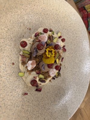 Açai - this was a real highlight for me. The flavours and textures were just delightful and it was the perfect end to the meal.   at Acai Plant Based Hotel & Restaurant in Rhodes