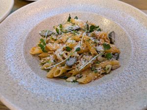 Gluten Free Sun-Kissed Gnocchi (GF pasta instead of Gnocchi) at Acai Plant Based Hotel & Restaurant in Rhodes