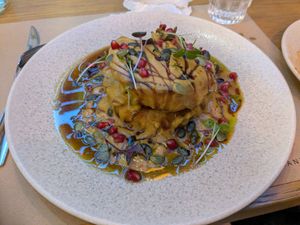 Golden Harvest Pumpkin Steak (Dinner) at Acai Plant Based Hotel & Restaurant in Rhodes