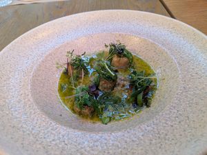 King Oyster "Scallops" (Dinner) at Acai Plant Based Hotel & Restaurant in Rhodes