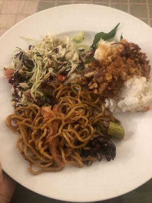 All plated up   at Rangoon Bistro  in Portland