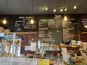 Menu at Eden Cafe in Witney