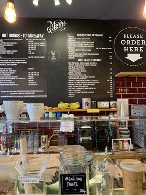 Menu- they have daily specials too not show here at Eden Cafe in Witney