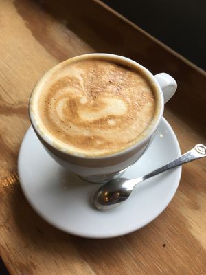 Latte at Eden Cafe in Witney