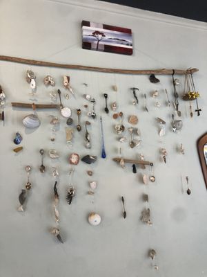 Kiwi wall piece   at Eden Cafe in Witney