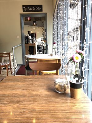 Lovely quiet seating area at Eden Cafe in Witney