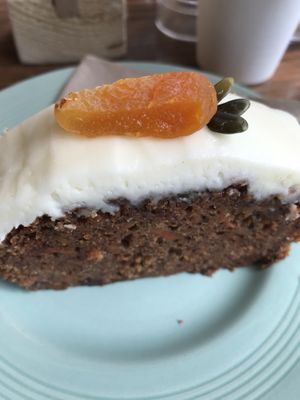 Best Vegan Carrot Cake at Eden Cafe in Witney