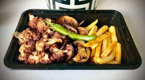 Mixed fried vegetables  at Falafil Al Rabiah Al Khadra - Arjan in Dubai