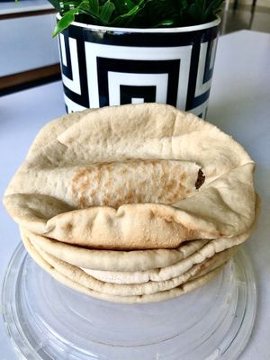 Kmaj bread  at Falafil Al Rabiah Al Khadra - Arjan in Dubai