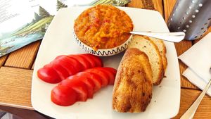 Zacusca at Cabana Paltinu in Sibiu