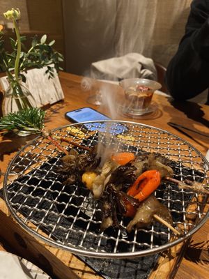 Mushrooms and peppers with pita   at Tian Shui (Yuexi) in Guangzhou