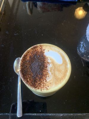 Cappuccino   at Roots Cafe in Chambery