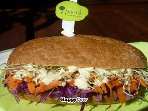 mini sandwich with seitan  at Bistro Piknik in Domzale