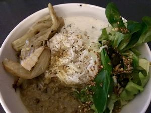 main dish at Taracafe in Regensburg