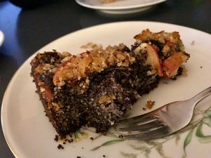 poppy seed crumble at Taracafe in Regensburg