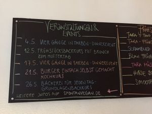 Eventcalendar at Taracafe in Regensburg