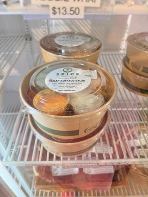 Vegan buffalo salad bowl. Delicious !  at Boston Store - Maybe closed in Peninsula