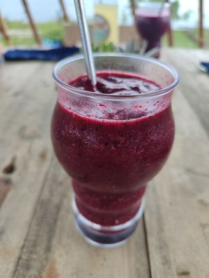 Fresh smoothie at Luna y Sol Atitlán - Co-living & Restaurante Vegetariano in San Pedro La Laguna