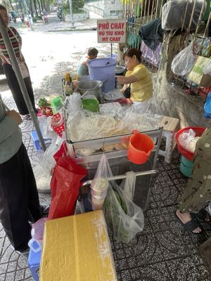 The stall   at Nameless street food stall in Ho Chi Minh City