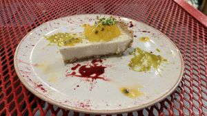 Maracuyá dessert  at Terrario in Bogota