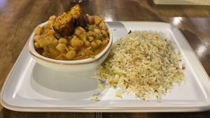 Cazuela de garbanzoos  at Terrario in Bogota