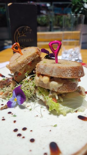 Club sandwich at Terrario in Bogota