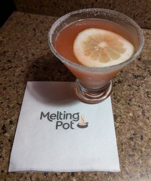 Strawberry Seduction (non-alcoholic) at The Melting Pot in Portland