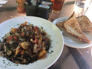 Potato breakfast at Greenleaf Restaurant in Ashland