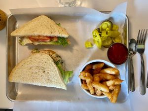 Tuna salad sandwich  at Greenleaf Restaurant in Ashland