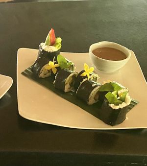 Sushi Roll  at Sakti Dining Room in Mambal