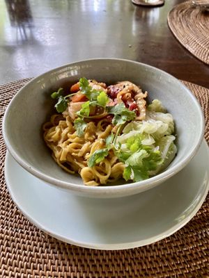 Korean Noodles  at Sakti Dining Room in Mambal