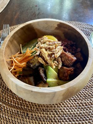Tempe Bowl  at Sakti Dining Room in Mambal