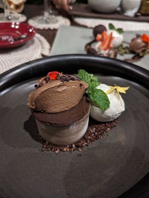 Mousse dessert at Sakti Dining Room in Mambal